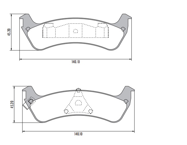 FORD EXPLORER PASTILLA DE FRENO POSTERIOR