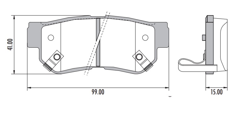 (D863) SANTA FE HYUNDAI POST. PASTILLAS DE FRENO