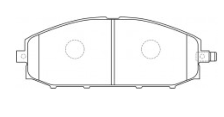 MITSUBISHI MONTERO IO PASTILLA DE FRENO DELANTERA