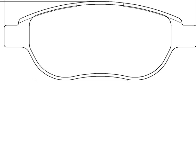 CITROEN C4/ PEUGEOT 206  307/ DONGFENG SX5 PASTILLA DE FRENO DELANTERA