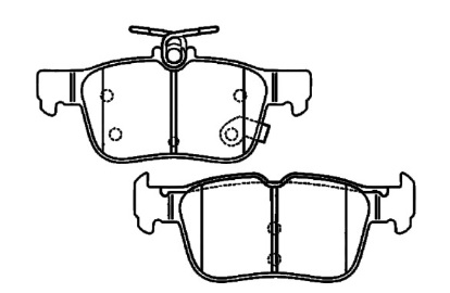 [PP1665H001] (D1833) CHANGAN CS55 POSTERIORES PASTILLA DE FRENO