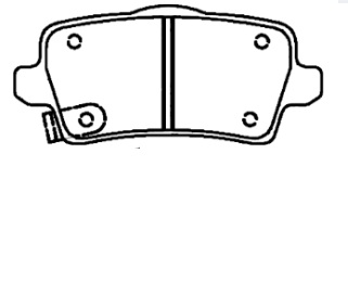 [PP2111H001] CHINO CS15 CHANGAN 2017 PASTILLA DE FRENO