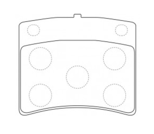 [PD1467H001] CHEVROLET CRUZE ORLANDO DEL PASTILLA DE FRENO