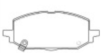 [PD2385H001] D1U1898 CHEVROLET ONIX 1.0 TURBO TRACKER 2021 DEL PASTILLA DE FRENO
