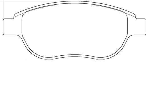 [PD1541H001] CITROEN C4/ PEUGEOT 206  307/ DONGFENG SX5 PASTILLA DE FRENO DELANTERA