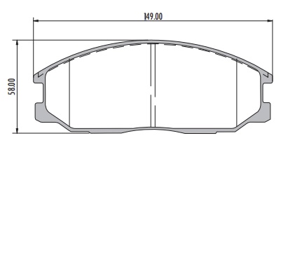 [PD864H001] HYUNDAI SANTA FE PASTILLA DE FRENO DELANTERA