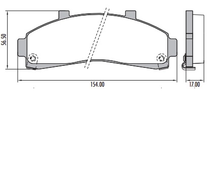 [PD652H001] FORD EXPLORER 96-2001 PASTILLAS FRENO DELANTERA