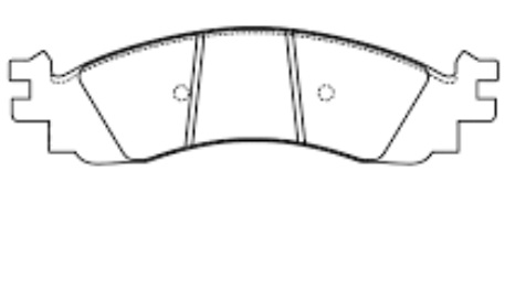 [PD1158H001] FORD EXPLORER DL PASTILLA DE FRENO DELANTERA