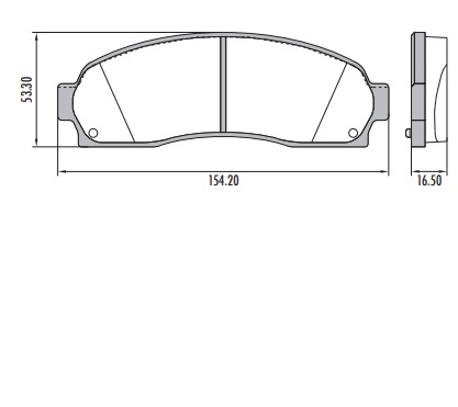[PD833H001] FORD EXPLORER 2002-2005 PASTILLAS DE FRENO DELANTERA