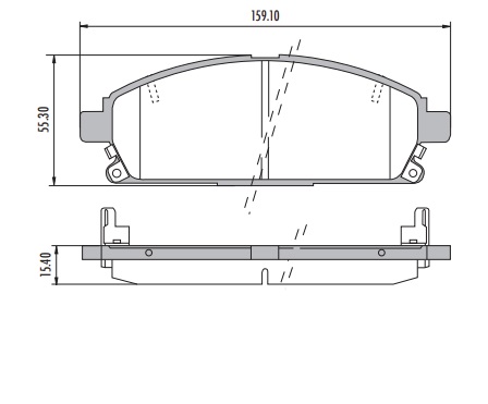 [PD691H001] NISSAN X TRAIL PASTILLA DE FRENO DELANTERA