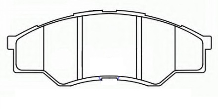 [PD438H001] TOYOTA HILUX PASTILLA DE FRENO DELANTERA
