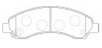 [PD2017H001] GREAT WALL HAVAL H5 H3 PASTILLA DE FRENO (1U0546) TERRALORD