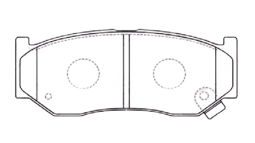[PP954H001] HYUNDAI SANTA FE PASTILLA DE FRENO POSTERIOR