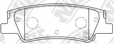 [PP2299H001] HYUNDAI TUCSON 2022 PASTILLAS DE FRENO POSTERIOR