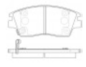 KIA CADENZA, SPORTAGE GT18/ HYUNDAI NEW TUCSON PASTILLA DE FRENO DELANTERA