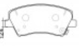 HYUNDAI ELANTRA/ KIA NIRO 2016 PASTILLA DE FRENO DELANTERA