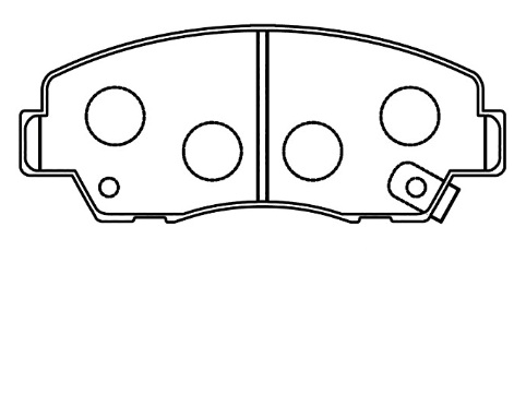 [PD320H001] MAZDA B2000 PASTILLAS DE FRENO DELANTERA