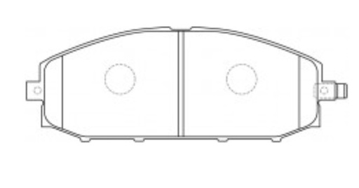 [PD1218H001] MITSUBISHI MONTERO IO PASTILLA DE FRENO DELANTERA