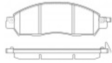 [PD1911H001] FRONTIER NISSAN PASTILLA DE FRENO