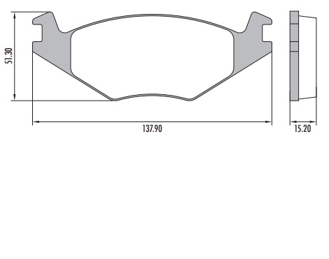 [PD280H001] VW GOLF PASTILLAS DE FRENO DELANTERA